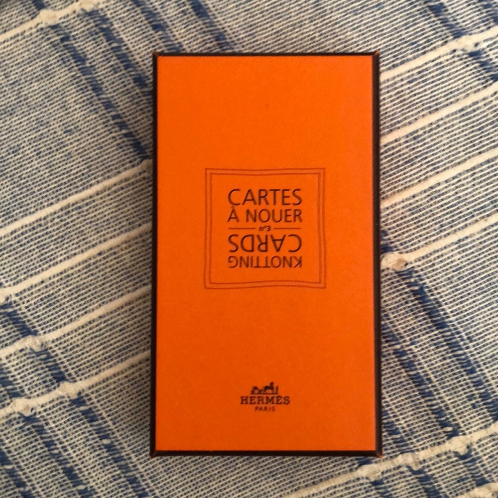 Hermès Scarf Knotting Cards no. 3